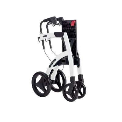 Rollz Motion 2 Pebble White Combined Rollator and Wheelchair